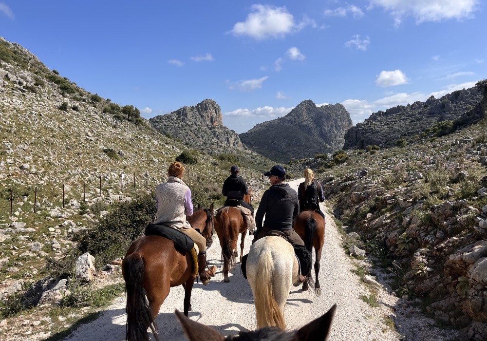 Paardentrektocht door de Sierras van Andalusië